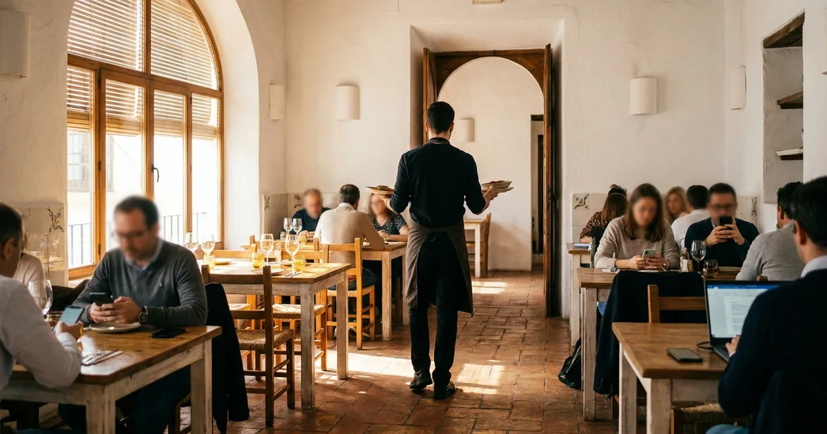 Fotografía editorial que ilustra: Chatbot de WhatsApp para restaurantes y reservas