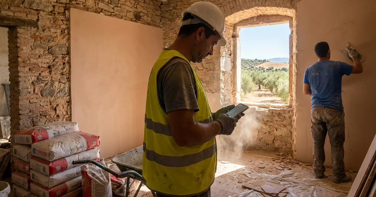 Fotografía editorial que ilustra: Qué automatizar en construcción y reformas
