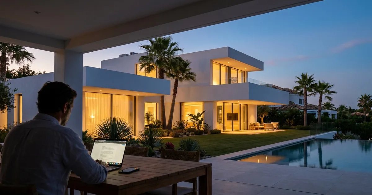 Fotografía editorial que ilustra: IA para inmobiliarias en Sotogrande y San Roque