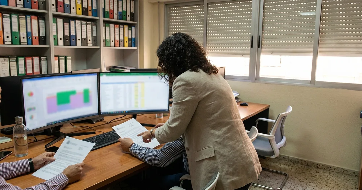 Fotografía editorial que ilustra: IA para despachos de abogados y gestorías