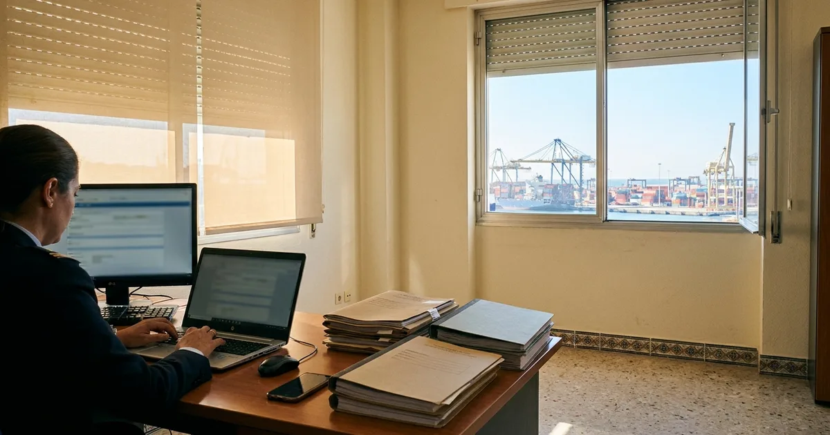 Fotografía editorial que ilustra: IA para transitarios y aduanas en Algeciras