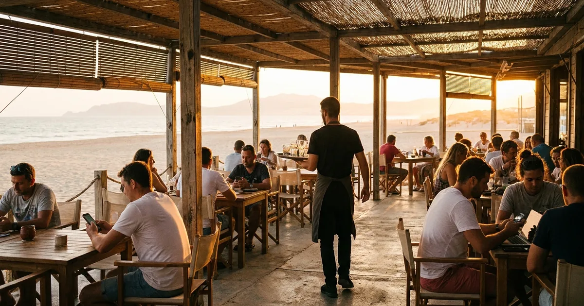 Fotografía editorial que ilustra: IA para hoteles y restaurantes de Cádiz