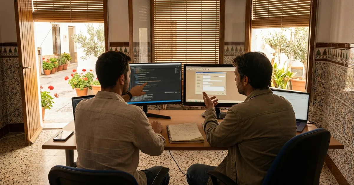 Fotografía editorial que ilustra: Programación y software a medida en Algeciras